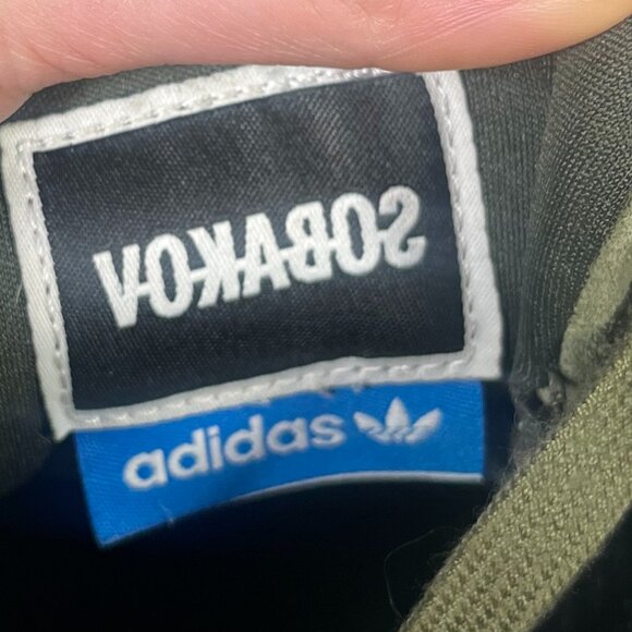 Adidas Sobakov 'Raw Khaki Cargo' in a suede upper with a rubber outsole Size 10 - Picture 6 of 9